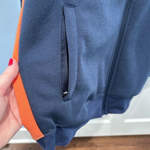 New NFL Men's Chicago Bears Navy/Orange Full-Zip Hoodie Size S - Picture 5 of 7